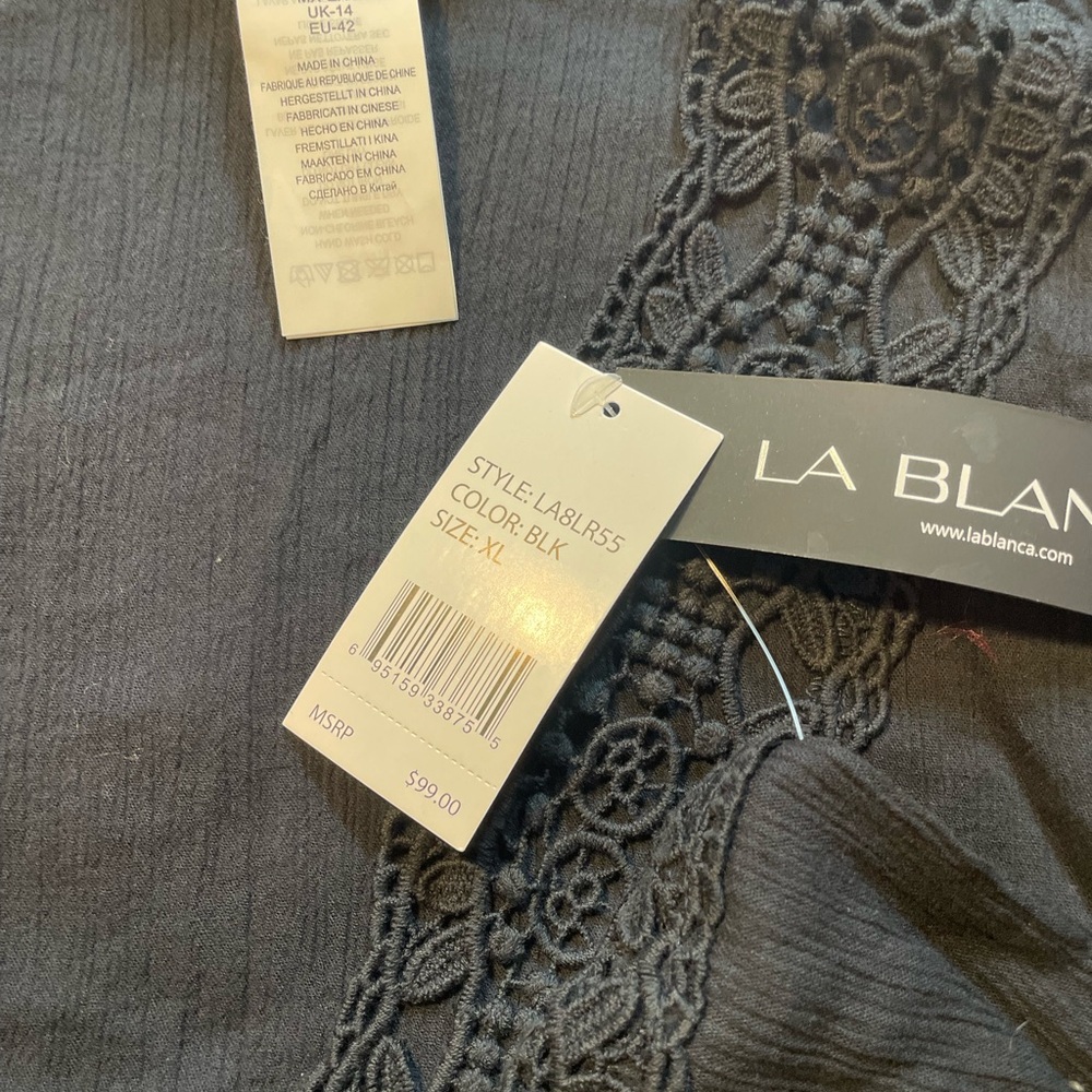 La Blanca Black Lace Intimate